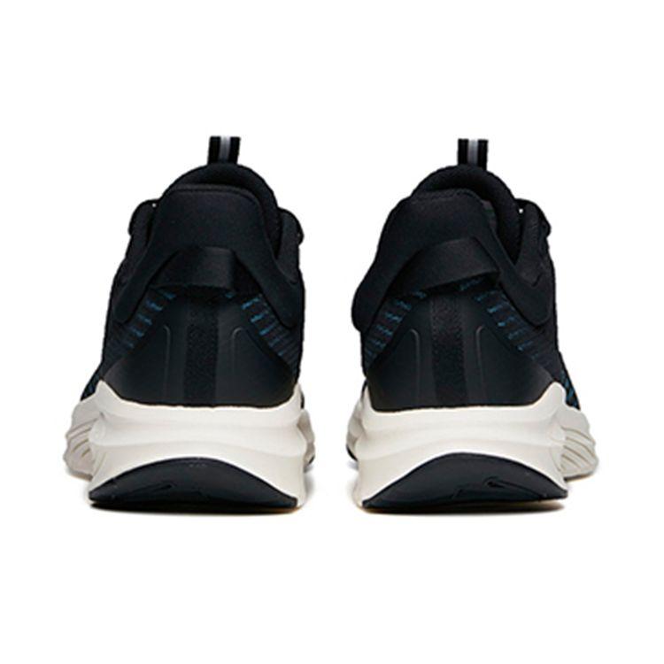 Anta Mesh Athletic Shock Absorbing Non-Slip Durable Breathable Low-Top Running Shoes Men Sneaker Black Blue 112135558S-1