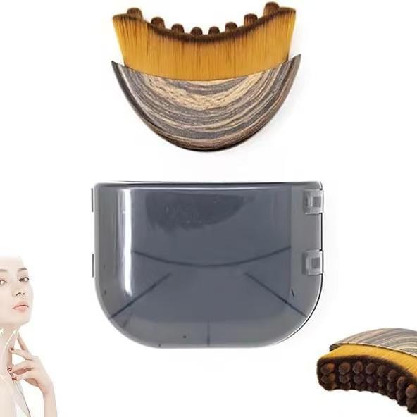 Lymphatic Contour Face Brush - Portable Makeup Tool