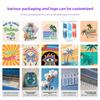 Cross-border Best-selling Jacquard diamond Pattern Beach Towel Polyester Cotton Seaside Vacation Bath Towel Sun protection Shawl
