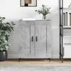 Vidaxl Cabinet, Concrete Grey, 69.5X34X90 Cm, Wood-Based Material