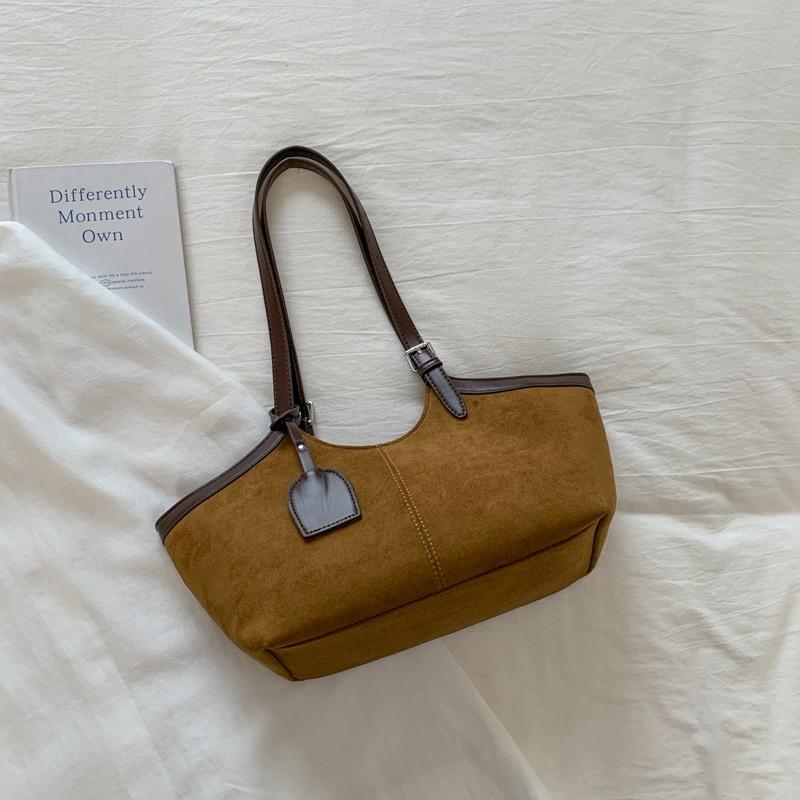 Autumn New Wind Tote Bag Women's Large-capacity Niche High-value Shoulder Bag Retro