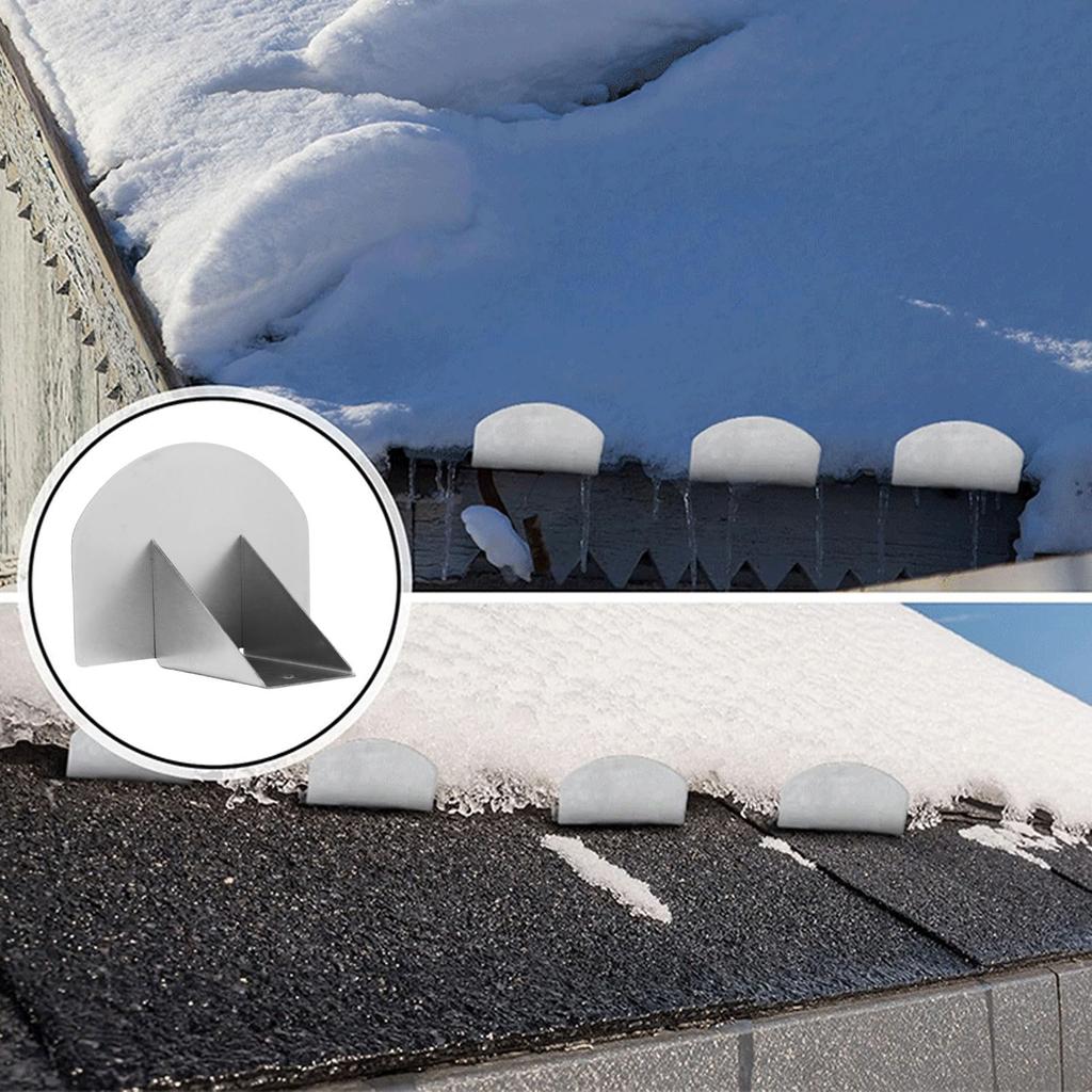 Snow Guards for Metal Roof Stainless Steel Rugged Weather Proof Snow and Ice Block Stops for Home
