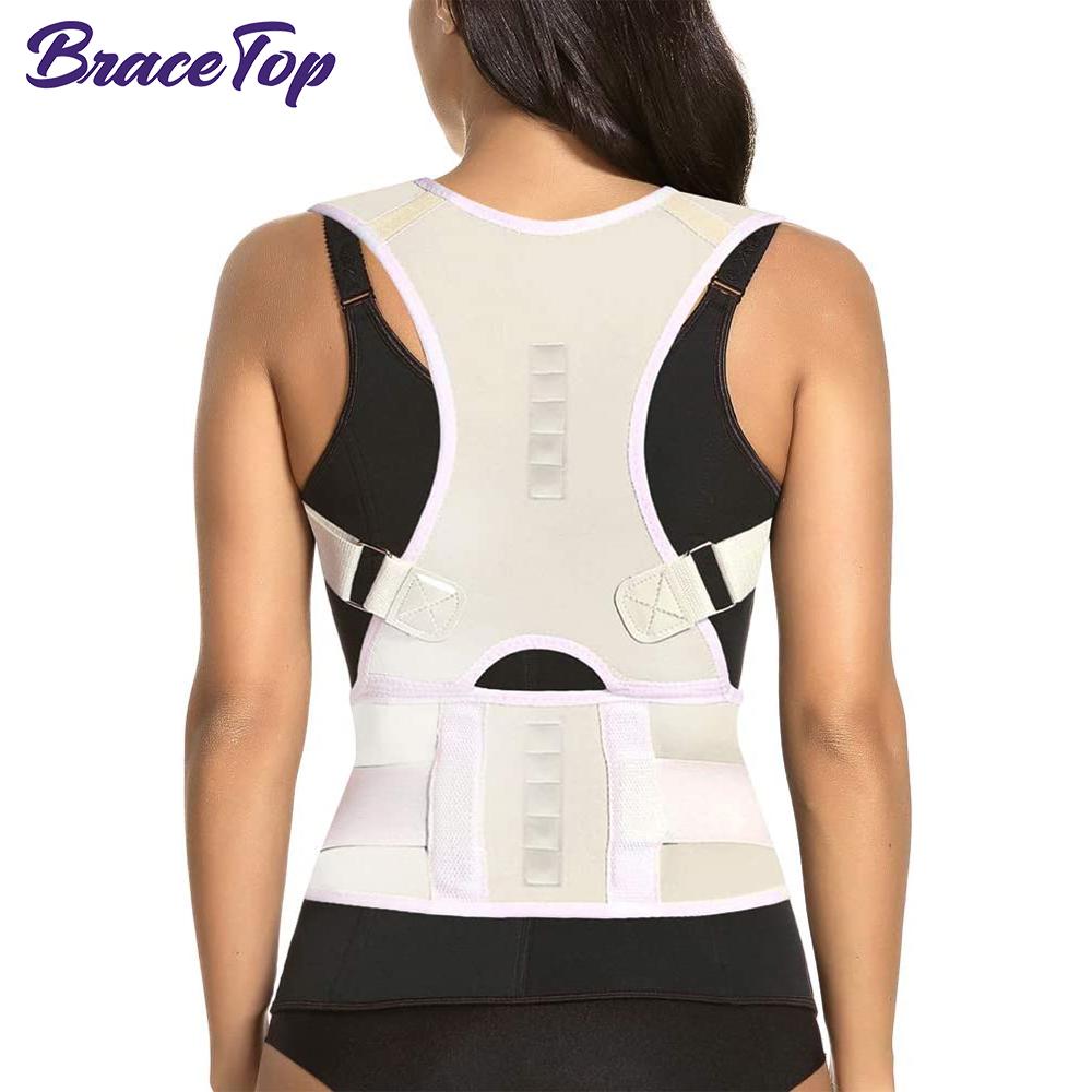 Thorakale Rückenstütze Haltungskorrektor, Magnetische Unterstützung für Nacken, Schulter, oberen und unteren Rücken zur Schmerzlinderung, Perfekte Haltungsstütze