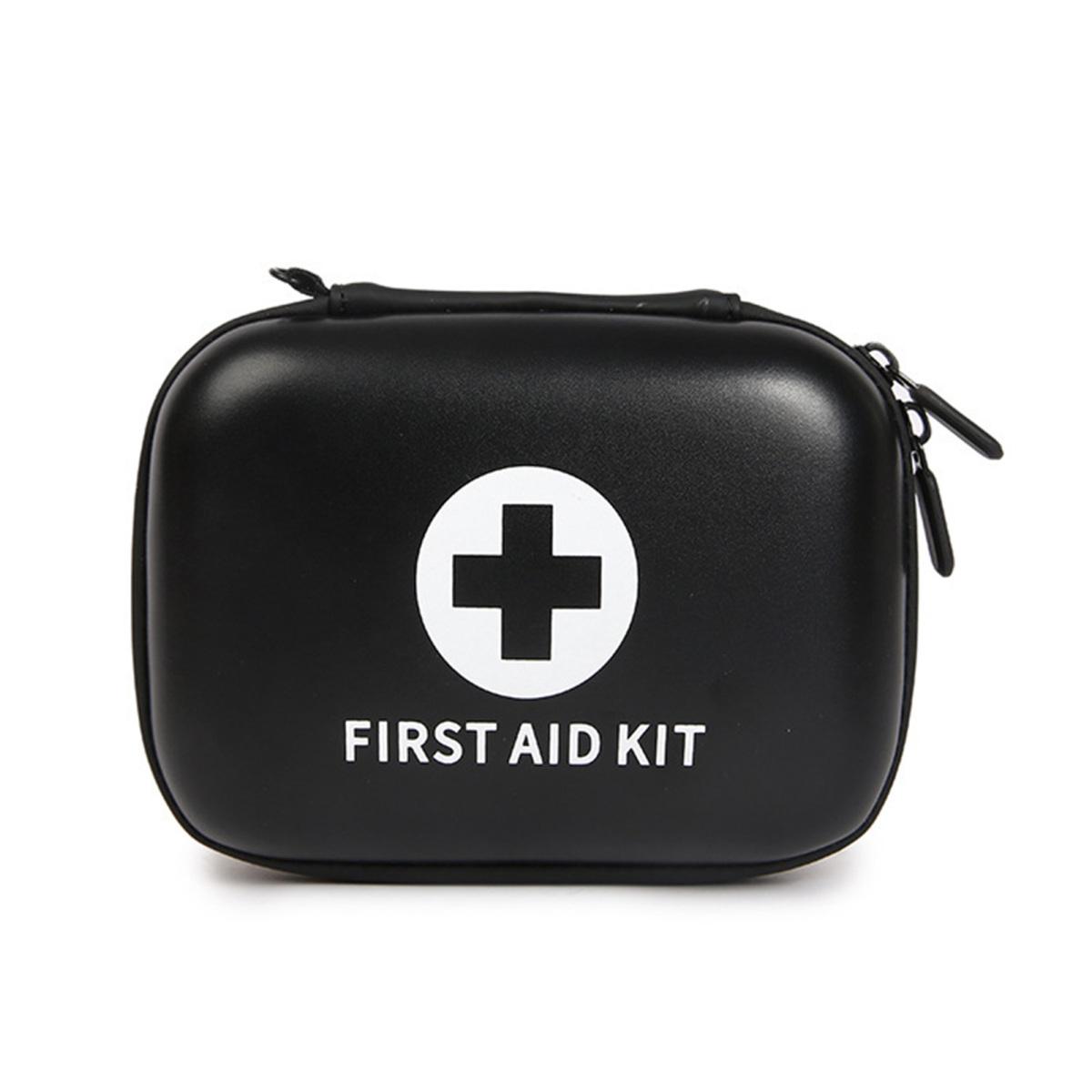 

Сумка для першої допомоги Порожня медична сумка-органайзер для подорожей Піші прогулянки Кемпінг Туризм на велосипеді Портативна порожня сумка для аптечки Дорожня сумка для медикаментів чорний