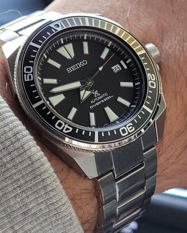 Seiko Prospex Sea Автоматические Мужские Часы Самурай Дайвер SRPF03K1