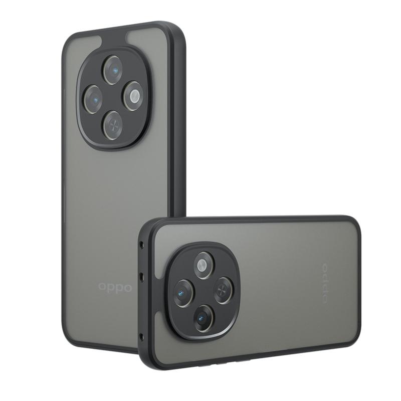 

Translucent Matte Phone Case For Oppo F31 Pro Anti-knock Matte PC Full Back Cover For Oppo F31 Pro Case For Oppo F31 Pro Case Oppo F31 Pro чёрный