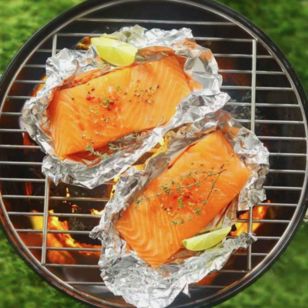 1 Roll Disposable Tin Foil Wrapper Thickened Aluminum Foil Paper Roll Baking Tinfoil  Air Fryer