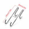 Shower Door Towel Hooks for Bathrooms Double Sided Glass Shower Hooks Over The Frameless Glass