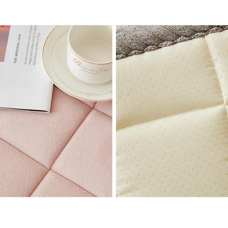 Polštáře na pohovku Four Seasons univerzální protiskluzová zimní část Plyšové polštáře do obývacího pokoje Mahagonové podušky na pohovku