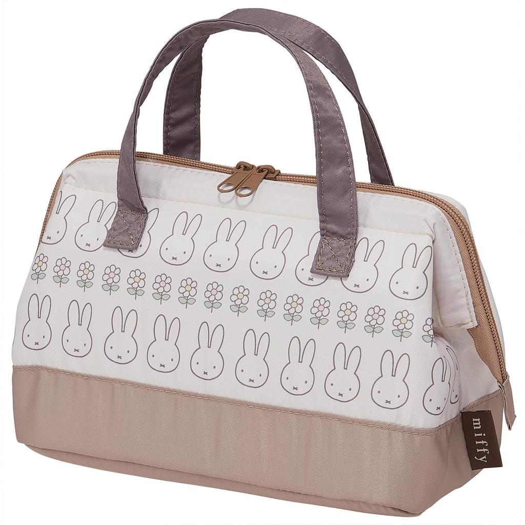 Skater Miffy 23 KGA1 Insulated Lunch Bag with Clasp