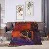 M-Megadethed Band  Warm Blanket  Decorative Plush Throw Blanket Fashion Home Decor Flannel Bedspread Sofa Bed Cover