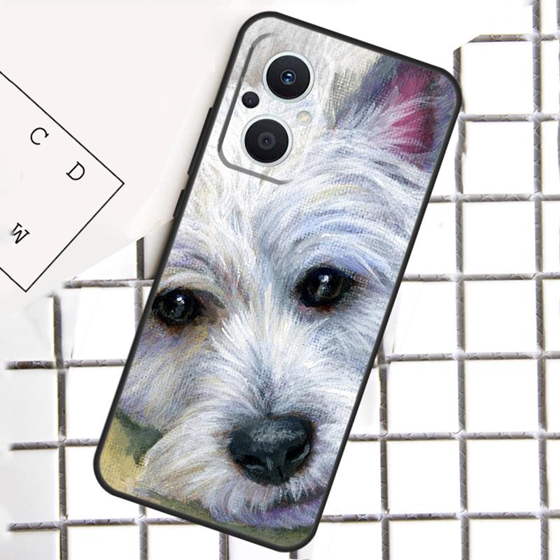 Westie Dog Phone Case For OPPO Reno 14F 13F 12F 11F 10 Pro 8T 7 8 Lite OPPO Find X8 X6 X5 X9 Pro Cover
