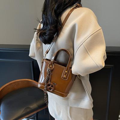 Die diesjährige beliebte Tasche Damen Herbst und Winter vielseitig 2025 neue lässige Umhängetasche Koreanische Version tragbare Bucket Bag