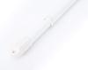 Toyotomi Metal Clothes Drying Pole, Telescopic Rust-Resistant Aluminum Pole (Extends from 1.5m To 2.6m), Body Color: White (Cap: White)