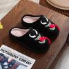 Fashion House Fuzzy Slipper Men Male Ghost Face Blue Evil Eye Home Shoes Plush Winter Warm Indoor Floor Non Slip Women Female Halloween