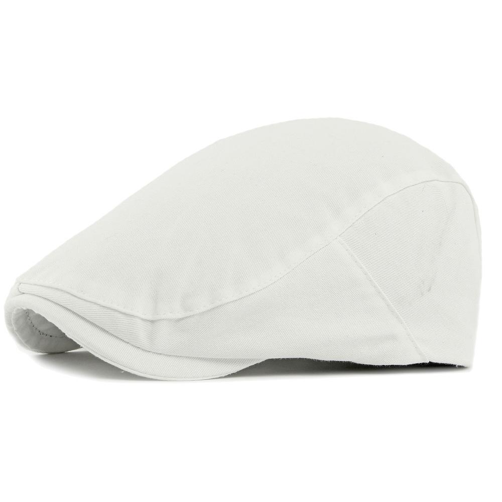Vintage Peaked Cap Women's Beret British Youth Forward Cap Men's Solid Color Cap