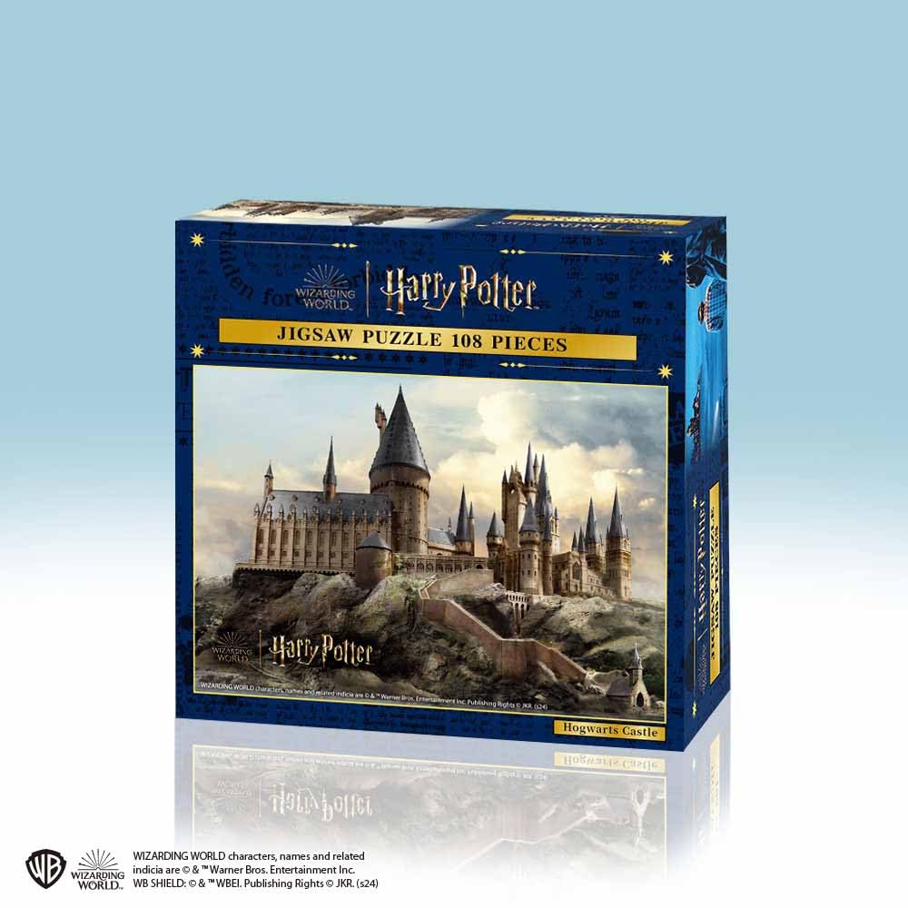 Tenyo [Made In Japan] 108-Piece Jigsaw Puzzle Harry Potter Hogwarts Castle (18.2x25.7cm) B-108-832, Includes Glue, Spatula, and Service Card