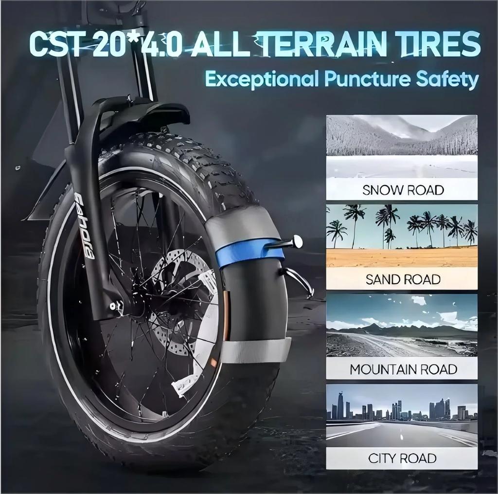 ENyní Juliet II 1500W elektrické kolo 52V 60AH baterie, rychlé 55 km/h plné odpružení a hydraulické brzdy 20*4 palcová fat bike