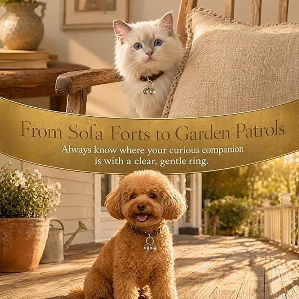 Anti Theft Dog Charm Bells Extra Loud Pet Pendant Bells Decorative Pet Collar Bells Pets Training