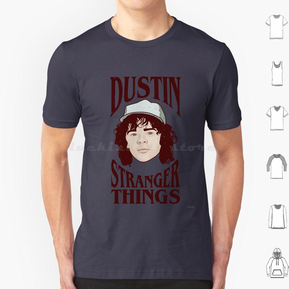 Dustin T Shirt 6xl Cotton Cool Tee Netflix Tv Shows Tv Series Mike Eleven Lucas Dustin Demodorgon Joyce Jim Nancy Jonathan