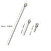 2Pcs G1/2 Weldless Thermowell 50/100/300mm 304 Stainless Steel Thermowell with Screw Locking Thermocouple Thermopocket