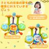 VCYCTO Musical Instrument Toy Drum Set for Percussion Drum Toy with 22 Music Toddler Music Toy with Volume Light and 2 Popular Educational Toy for