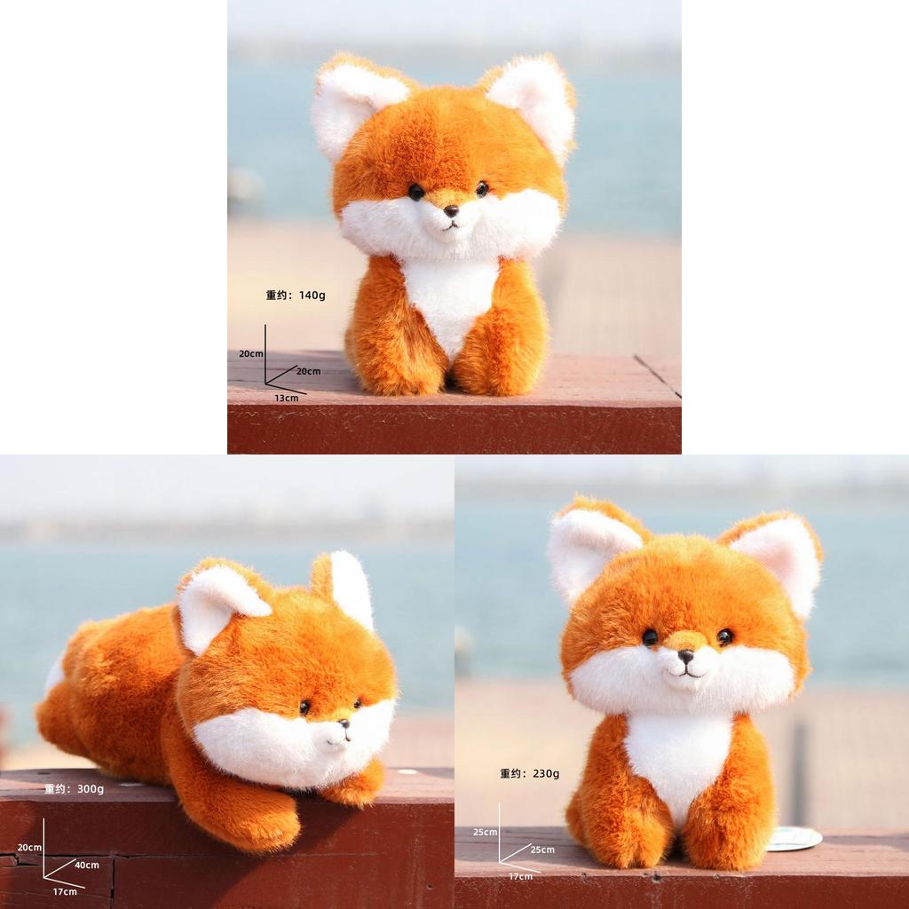 Fox Plush Toy With Pp Cotton Soft Plush For Kids And Teens Gift