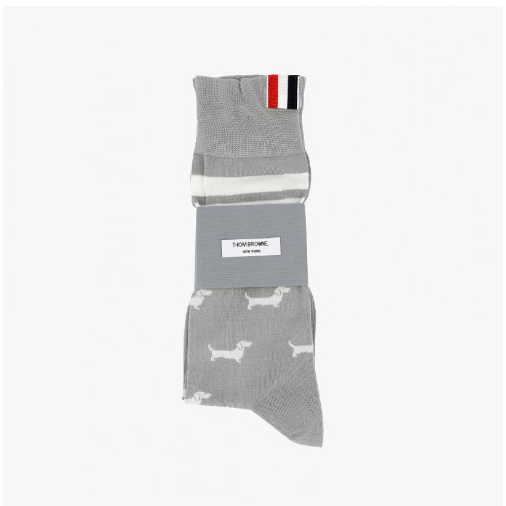 Thom Browne Scalloped Edge Pointel Stitch Socks Fas226a Y3012 055