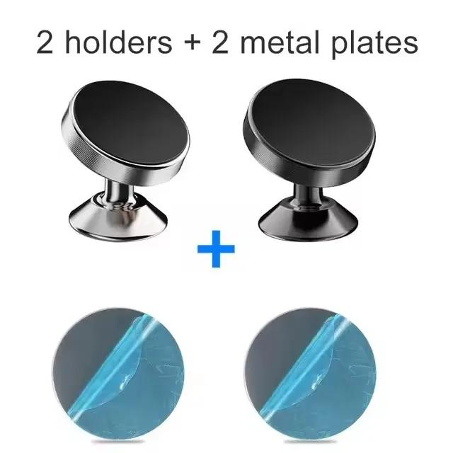 Magnetic Car Phone Holder Magnet Mount Mobile Cell Phone Stand GPS Support For iPhone 15 13 12 Pro Xiaomi Huawei Samsung Oneplus