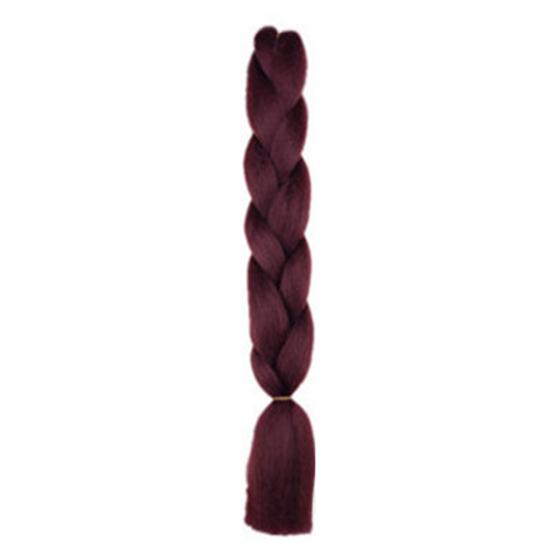 Estensioni dei capelli sintetici Kanekalon intrecciati all'uncinetto Jumbo da donna