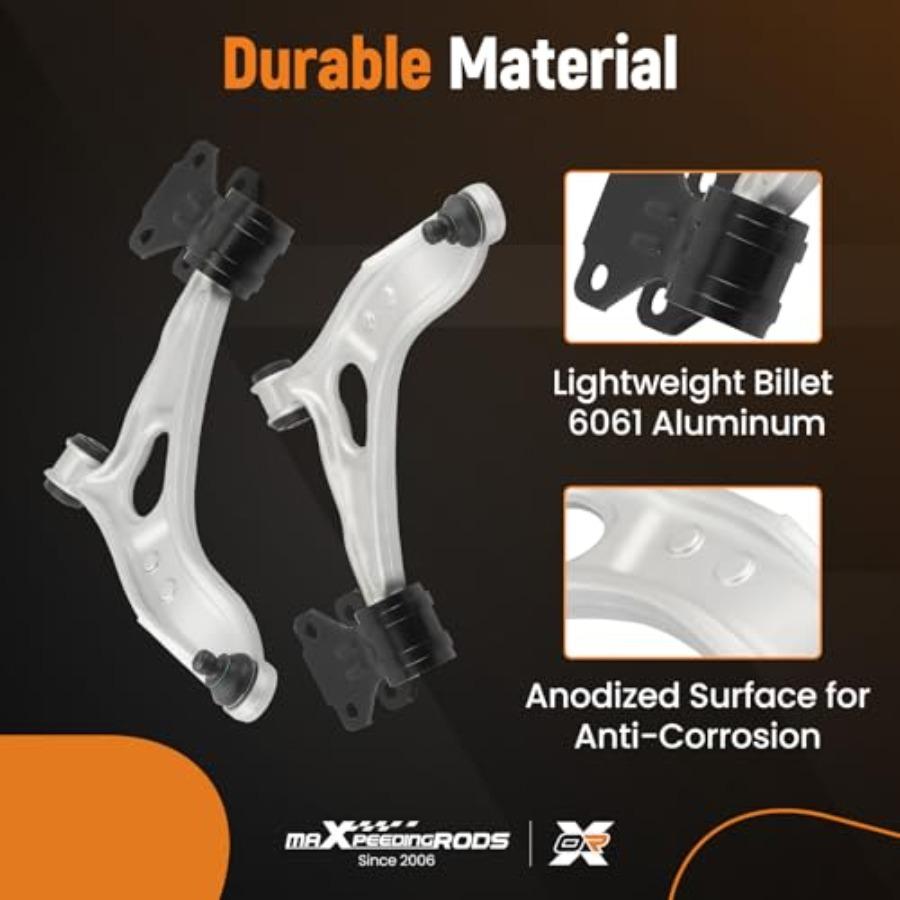 

2Pcs Front Lower Control Arm with Ball Joint for Ford Focus 20122018 Excludes 15 Wheels ST and Ford CMax 20132018 HighStrength United States