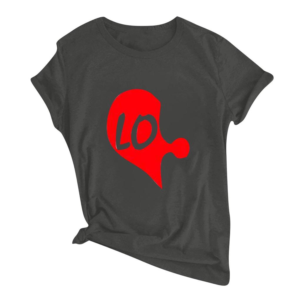 Ανδρικό μπλουζάκι με κοντό μανίκι με στρογγυλή λαιμόκοψη για την Ημέρα του Αγίου Βαλεντίνου