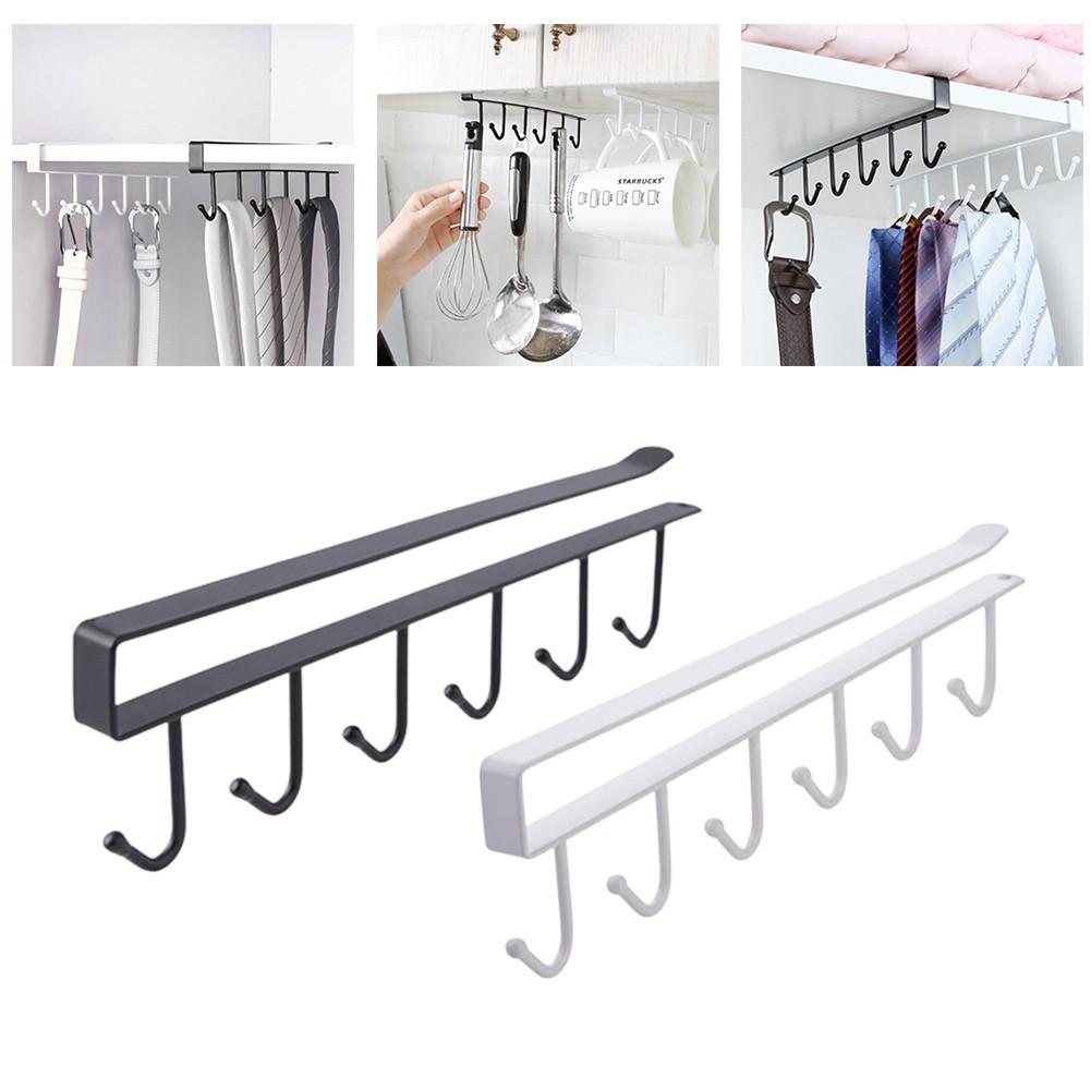1Pc Black Kitchen Hanger Hook With No Marks Or Nails For Storing Pots Shovels Hanging Pieces Kitchen Utensils Storage Racks Hook