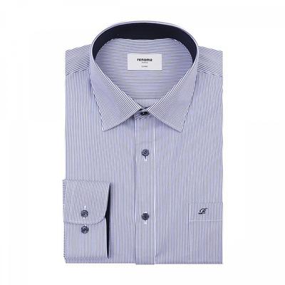Wrinkle Free Twill Compact Stretch Stripe Shirt Rzrsg0031 Ny
