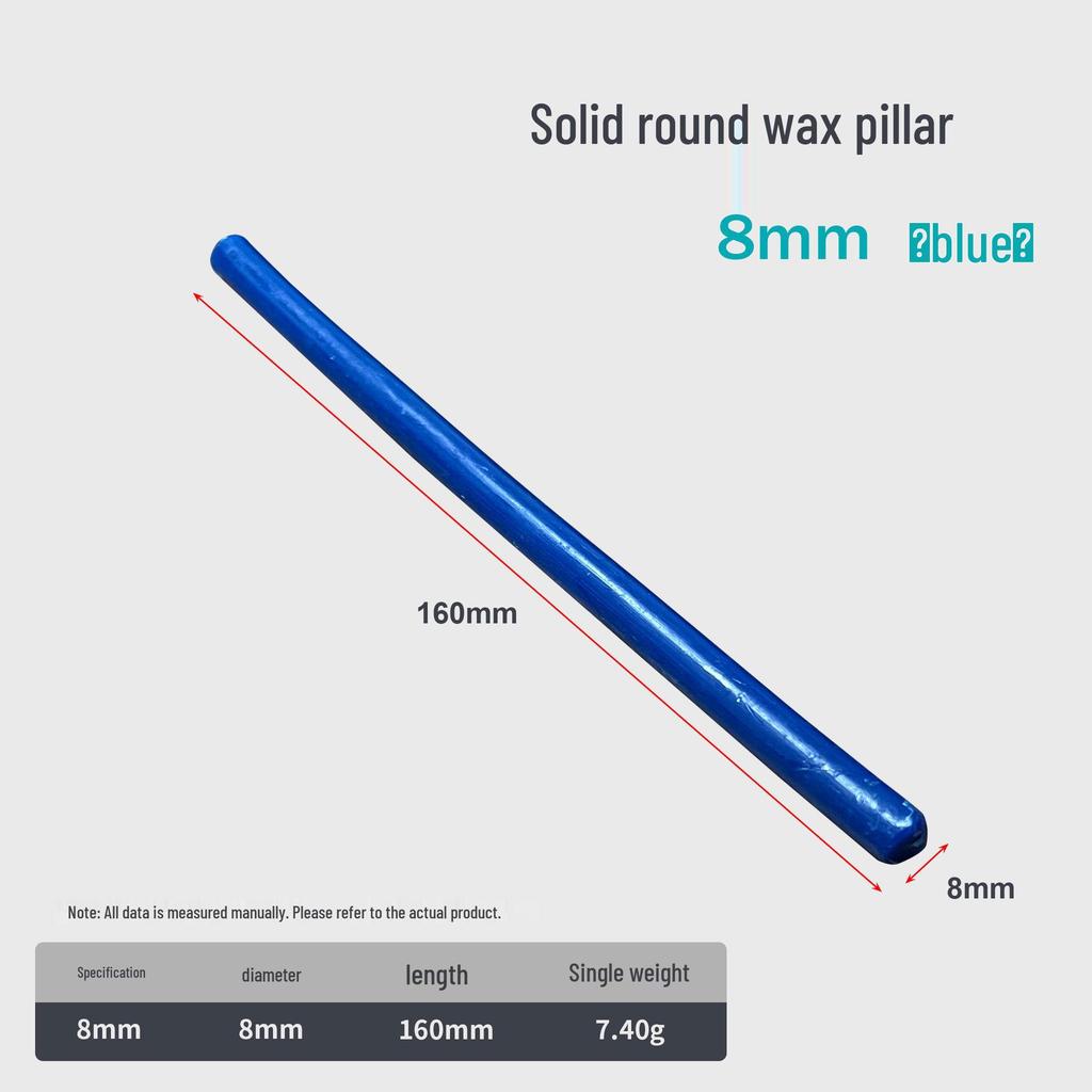 Blue Hollow Wax Tube for Men's and Women's Ring Jewelry Mold Making