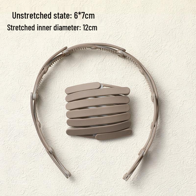 2024 Pearl Retractable Folding Headband: New Hair Accessory for Women, Combats Frizzy Hair, Ideal for Washing Face