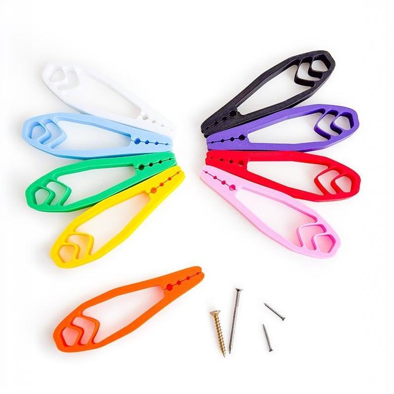 Hot Plastic Nail Holder Tool Anti-Smashing Finger Portable Hammer Nail Holder Pliers Durable Tool Auxiliary Pliers