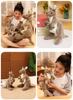 Kangaroo Plush Toy (Gray, 60cm) Parent and Child Kangaroo Animal Celebration Gift