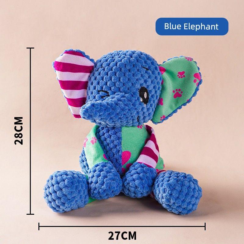 

Игрушка для собаки Звук Снятие стресса Плюшевый Удобный гаджет Щенок Тедди Корги Устойчивая к укусам Щенок Молярная Мягкая игрушка Товары для питомцев Blue Elephant