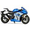 Bburago 1/18 Scale Suzuki GSX-R 1000 2021 Blue / Motorcycle Diecast Model Car Finished Product 18-51088