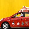 Christmas Peeking Reflective Car Decals Santa Claus Reindeer Snowman Funny Car Stickers For Auto,SUV,Truck, Refrigerator Window Indoor And Outdoor