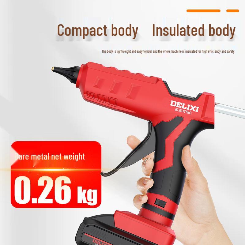 Wireless Rechargeable Hot Melt Glue Gun for Kids' Crafts & Household Use