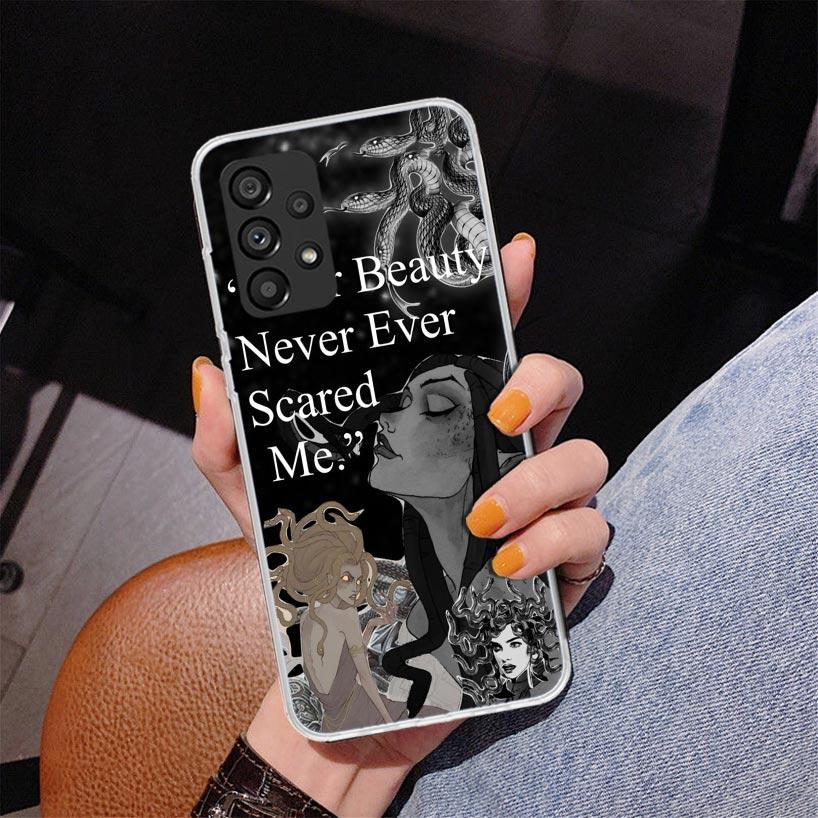 Medusa Greek Mythology Phnoe Case for Samsung Galaxy A17 A37 A57 A16 A26 A36 A56 A15 A14 A13 A55 A54 A53 A35 A34 A33 A25 A24 A23