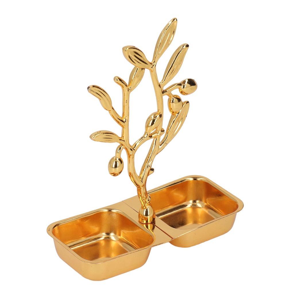 Nordic Gold Serving Tray Stainless Steel Tree Branch Jewelry Rack Snack Tray  For Living Rooms
