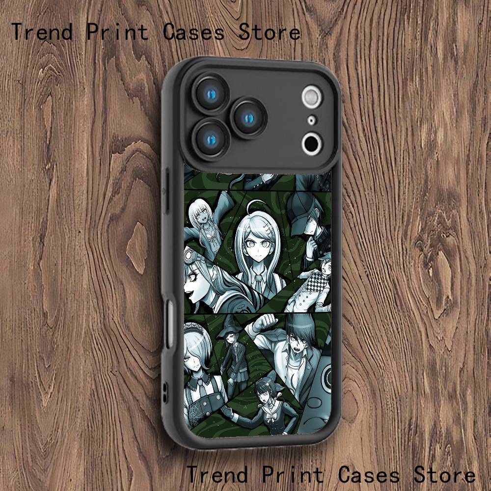 Nagito Hajime Komahina Handyhülle Für iPhone 17,16,15,14,13,12,11,Pro,Max,Plus,X,XS,SE4,E,Mini Schwarze Verdickte Randhülle