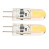 2PCS Silicone LED Light Bulb GY6.35 COB 1505 3W 12V 300LM for Cabinets Closets Outdoor Home Office