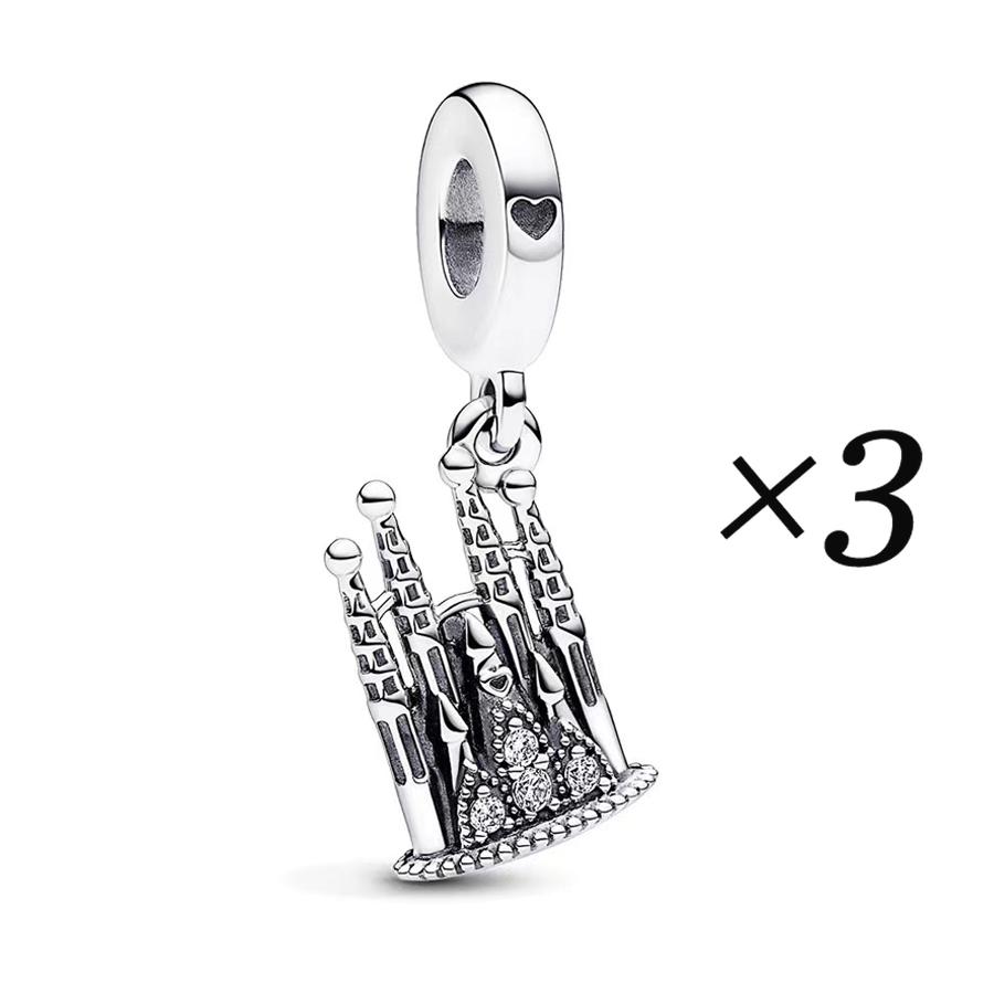 Barcelona Monument Pendant Charm for Pan Bracelet DIY Women Jewelry New Arrivals Fashion Accessories