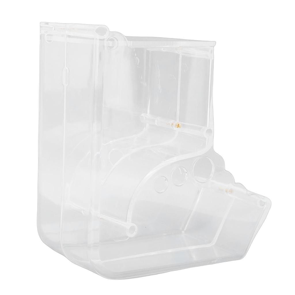 Automatic Hamster Feeder Clear Plastic Anti Tipping Pet Food Dispenser for Squirrel Hedgehog Guinea Pig ZS 02