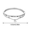 Roman Numeral Bangle Fashionable Hand Chain Heart Wristband Bracelet Jewelry Gift for Women Girls