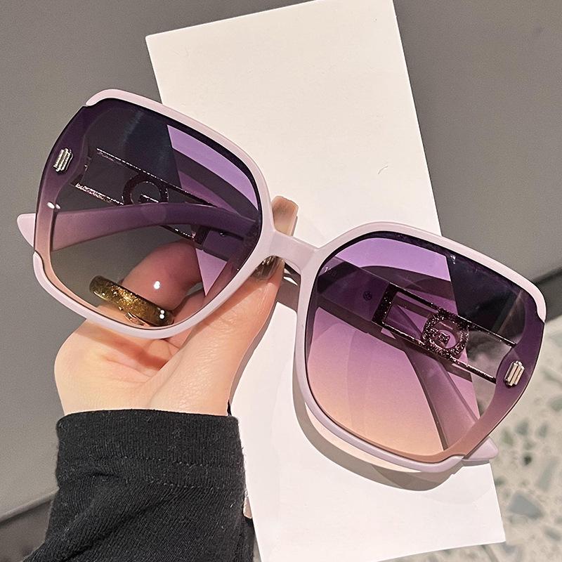 2025 High-End Trendy Polarized Sunglasses: Large Frame, Anti-UV, Unisex, Slim Face Effect